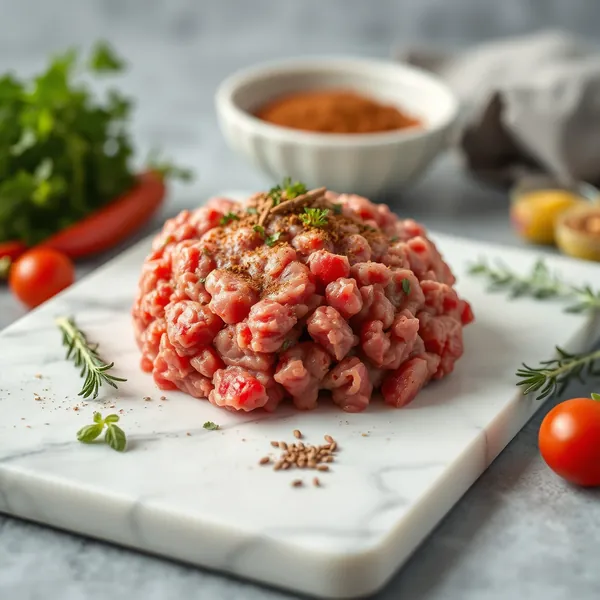 Mageres Bisonhackfleisch