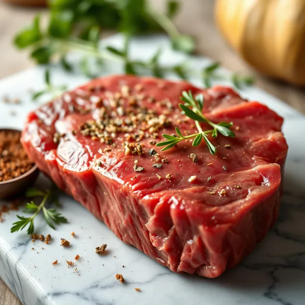 Bistec de lomo de bisonte