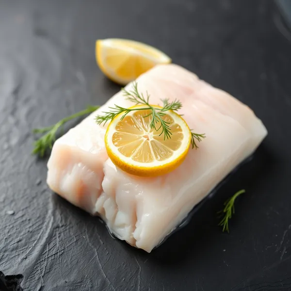 Frischer Kabeljaufilet
