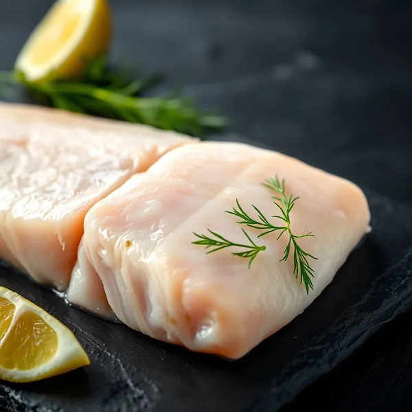 Frischer Pollock-Filet